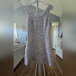 SHEIN Multicolor Tweed Mini Dress